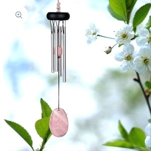 Woodstock chimes rose quartz mini chime